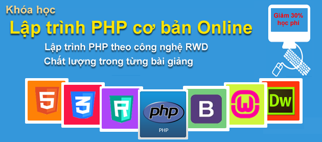 Khóa học Lập trình PHP cơ bản Online